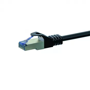 Cable de parcheo DSIT Cat6a S/FTP, 50 m, negro, LSZH