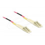 Delock 80156 Cable de fibra óptica LC Duplex a LC Duplex Multimode OM4, 75 m