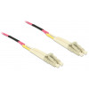 Delock 80156 Cable de fibra óptica LC Duplex a LC Duplex Multimode OM4, 75 m