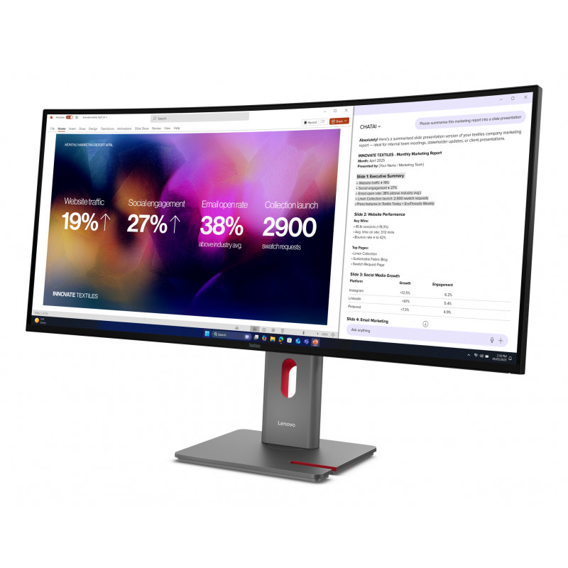 Monitor Lenovo ThinkVision P40WD-40 40