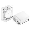Cargador GaN retráctil SHARGE 65, 65W, 2x USB-C, cable USB-C integrado – blanco