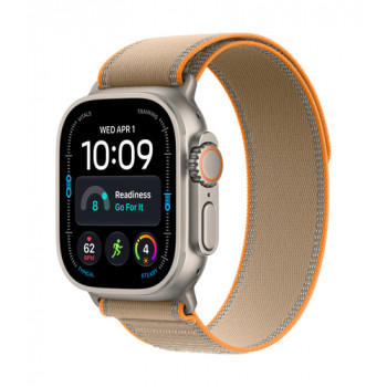 Apple Watch Ultra 4 GPS + Cellular 49 mm carcasa de titanio natural con correa Trail Loop arena - M/L