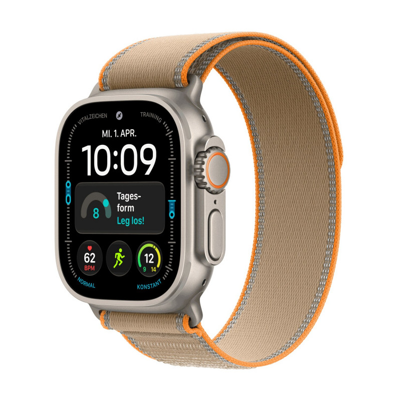Apple Watch Ultra 4 GPS + Cellular 49 mm carcasa de titanio natural con correa Trail Loop arena - M/L