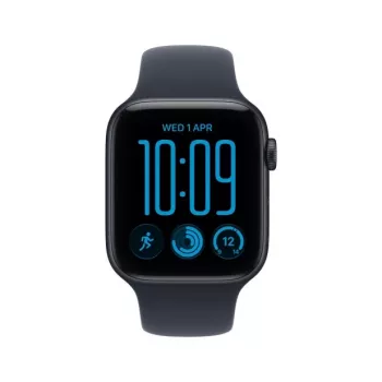 Apple Watch SE 3 GPS + Cellular 40 mm Caja de aluminio Medianoche con correa deportiva azul – M/L
