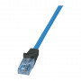Logilink Cable de red Cat6a U/UTP RJ45, 1 m, azul, LSZH