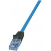 Logilink Cable de red Cat6a U/UTP RJ45, 1 m, azul, LSZH