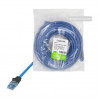 Logilink Cable de red Cat6a U/UTP RJ45, 1 m, azul, LSZH
