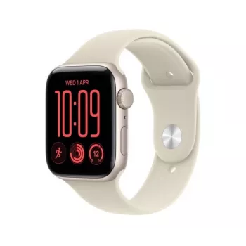 Apple Watch SE 3 GPS 44 mm Caja de aluminio Polar con correa deportiva Sand – M/L