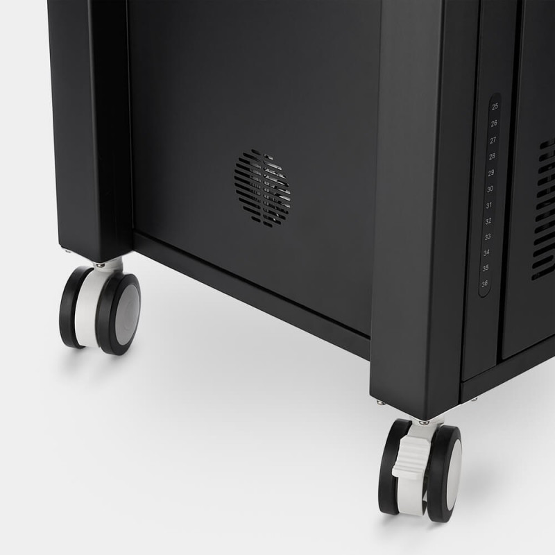 Formcase TransformerCart T36PD Perf. Plus Carro portátil de gestión de dispositivos negro