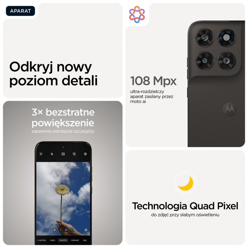 Motorola moto g77 17,3 cm (6,8) Hybrid Dual SIM Android 16.0 5G USB Type-C 8 GB 128 GB 5200 mAh negro Smartphone