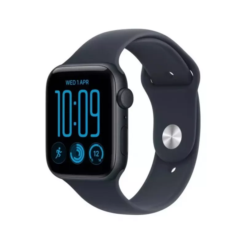 Apple Watch SE 3 GPS 40 mm caja de aluminio medianoche con correa deportiva azul – S/M