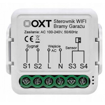 OXT T210GL módulo WiFi Tuya para puerta de garaje, sin sensor