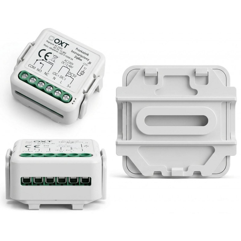 OXT T250DC módulo de relé mini ZigBee Tuya, libre de potencial, AC 230 V / DC 5 V / 12-48 V