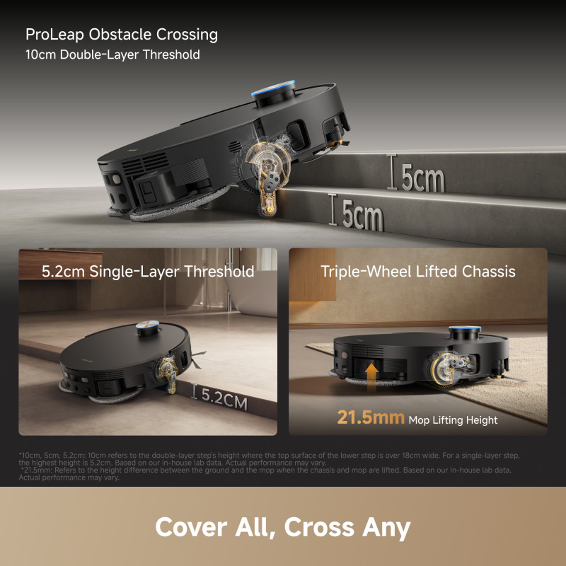 Dreame X60 Pro Master Robot aspirador negro