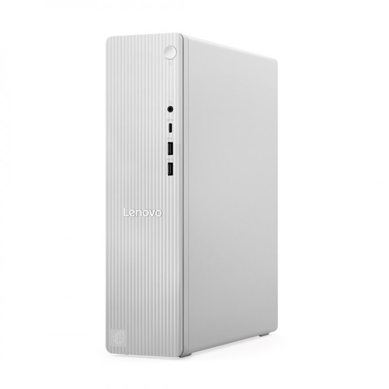 Lenovo IdeaCentre Tower 08IAS10 Torre PC - Intel Core Ultra 7 265, 16GB RAM, 512GB SSD, sin sistema operativo, Cloud Grey
