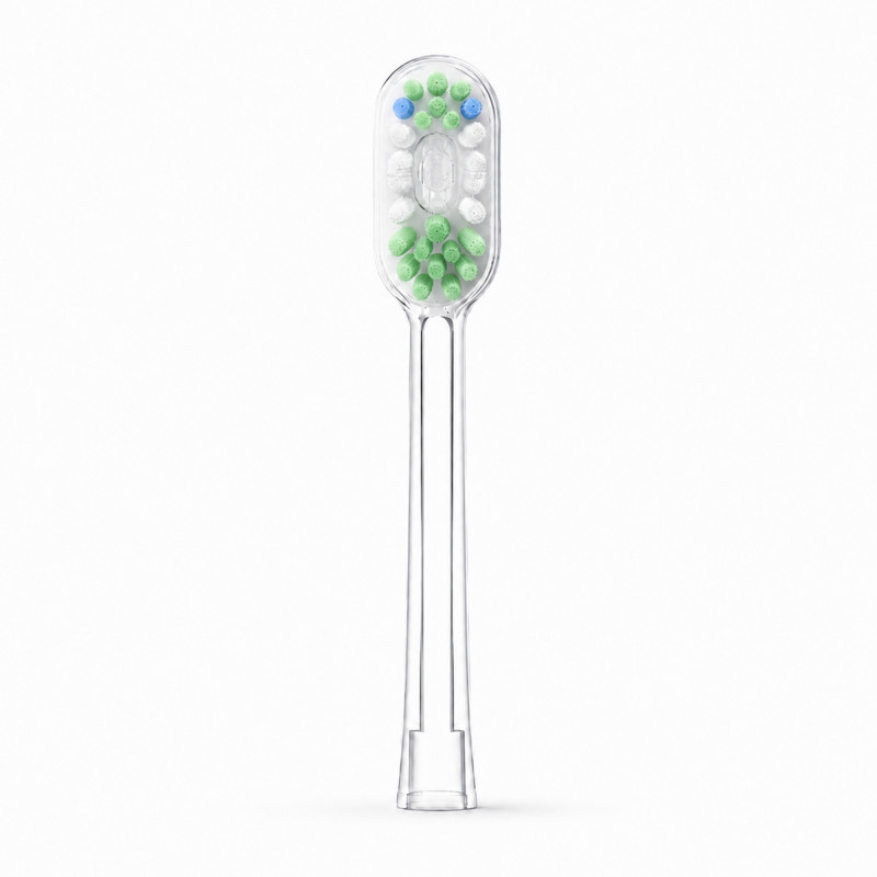RANVOO PQ5 Pure Recambios de cepillo de dientes, verde, 3 uds.