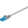 Goobay de Wentronic Cable de red Cat6a U/UTP, 0,25 m, gris