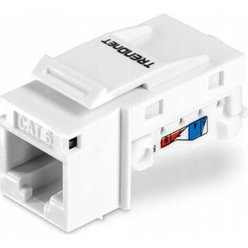 TRENDnet TC-K25C6 Jack Keystone RJ45 Cat6 sin herramientas, 90°, pack de 25
