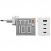 SHARGE Pixel 100 Cargador GaN, 100W, 3x USB-C, 1x USB-A - blanco