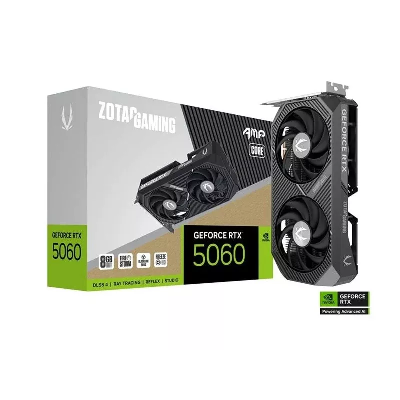 ZOTAC GAMING GeForce RTX 5060 AMP Core 8GB GDDR7 tarjeta gráfica