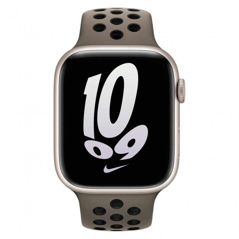 Apple Watch correa deportiva Nike 45mm – Olive Grey/negro