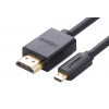 Ugreen cable Micro HDMI a HDMI, 2 m, 4K, negro