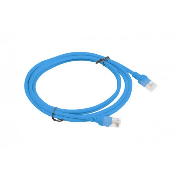 LANBERG cable de red Cat5e U/UTP RJ45, 2 m, azul