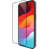 dbramante1928 eco-shield Protector de pantalla para Apple iPhone 15, borde negro