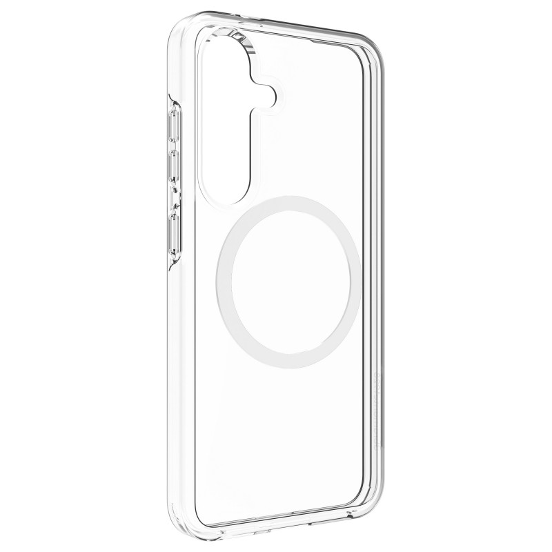 dbramante1928 Iceland Pro Qi2 funda trasera para Samsung Galaxy S25+, compatible con MagSafe, transparente