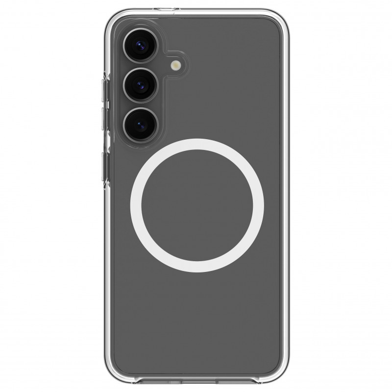 dbramante1928 Iceland Pro Qi2 funda trasera para Samsung Galaxy S25+, compatible con MagSafe, transparente