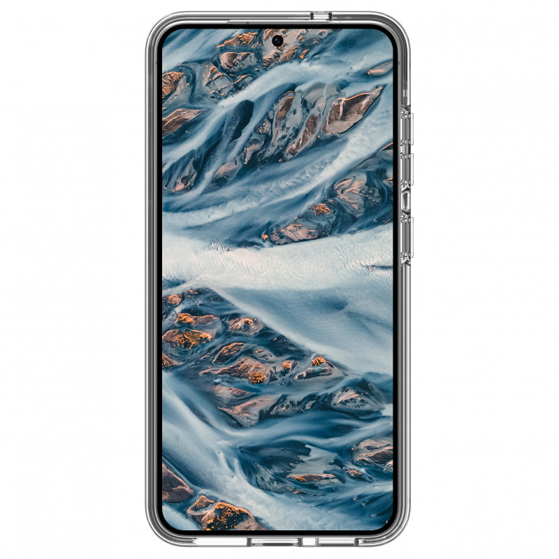 dbramante1928 Iceland Pro Qi2 funda trasera para Samsung Galaxy S25+, compatible con MagSafe, transparente