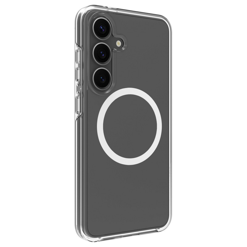 dbramante1928 Iceland Pro Qi2 funda trasera para Samsung Galaxy S25+, compatible con MagSafe, transparente