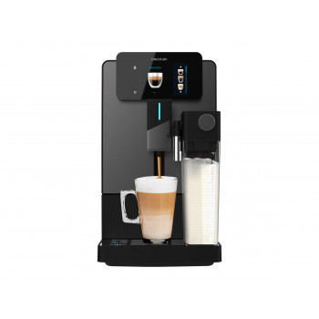 Cecotec Cremmaet Latte Touch Cafetera superautomática, 19 bar, espumador de leche integrado, 1500 W, negra