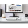 Geemarc KBSV3 Teclado USB, distribución alemana (QWERTZ), blanco