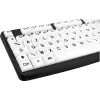 Geemarc KBSV3 Teclado USB, distribución alemana (QWERTZ), blanco