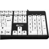 Geemarc KBSV3 Teclado USB, distribución alemana (QWERTZ), blanco