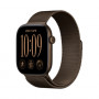 Apple Watch Series 12 GPS + Cellular 42mm caja de aluminio bronce oscuro con Milanese Loop bronce oscuro
