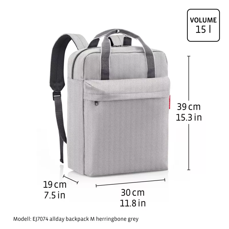 Reisenthel allday Mochila M para portátiles de hasta 15,6