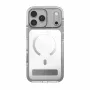 Funda Zagg Santa Cruz Snap Metallic con soporte para iPhone 18 Pro / 17 Pro, plata