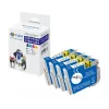 Multipack de cartuchos de tinta compatibles G&G para Epson T1285 (C13T12854012), negro/cian/magenta/amarillo
