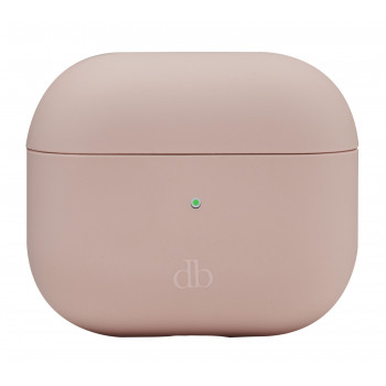 dbramante1928 Costa Rica – funda para auriculares inalámbricos – plástico reciclado, silicona – rosa arena – para Apple AirPods (3.ª generación)
