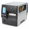Impresora de etiquetas Zebra ZT411 de 4 pulgadas, 300 dpi, serie, USB, Ethernet 10/100, Bluetooth 4.1/MFi, USB Host, Peel with Full Rewind, EZPL, cable Euro y UK