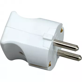 Kopp Conector macho Schuko, carcasa de una pieza, hasta 3x1,5 mm², 16A, 250V~, IP20 (16731N)