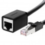 Ugreen Cable de red Cat6 F/UTP RJ45, 0,5 m, negro