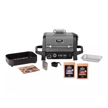 SharkNinja Ninja Woodfire OG701DE - Parrilla y ahumador