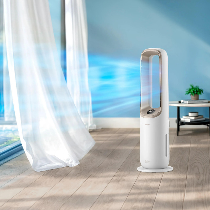 Philips Air Performer Serie 8000 AMF870/16 Purificador de aire 3 en 1 con función ventilador y calefacción