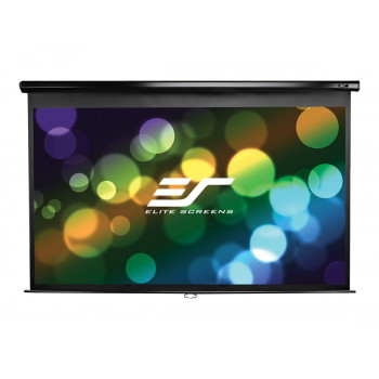Elite Screens Serie Manual M100XWH-E24 Pantalla de proyección 254 cm (100 inch), formato HDTV, montaje en techo/pared