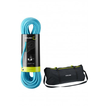 EDELRID Boa 9,8 mm cuerda de escalada, 80 m + Liner Cover