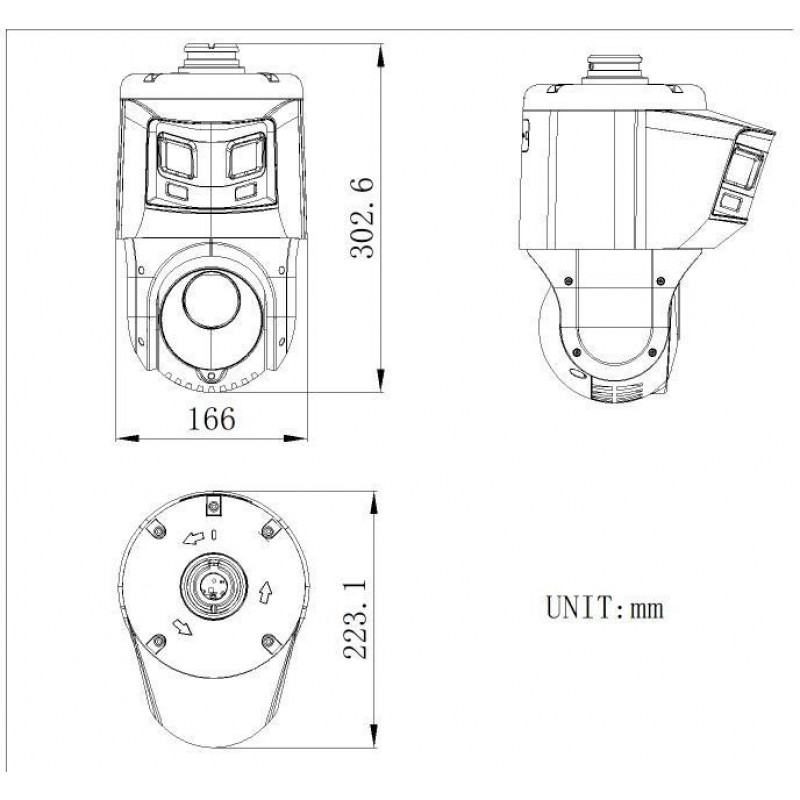 Hikvision DS-2SE4C225MWG-E/26(F0) Cámara de vigilancia IP