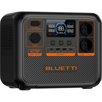 BLUETTI PowerOak AC70P - Estación de energía portátil